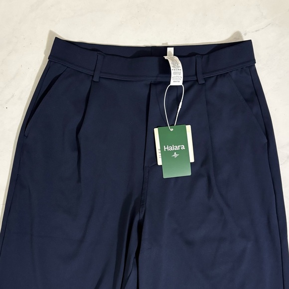 NEW HALARA Flex Small Midnight Blue DayStretch High Waisted Tapered Work Pants - Picture 4 of 8